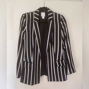 H&M Striped Blazer